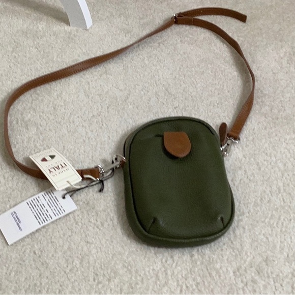 NWT, DIVNA FIRENZA, CROSSBODY LEATHER  BAG - Picture 3 of 16